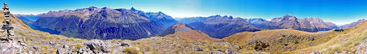 Darran Mountains – Beautiful Landscape Scenery of Shrubland Ideal for Decorations, Wall Art, Posters and Interior Design - @AllenbyArt
