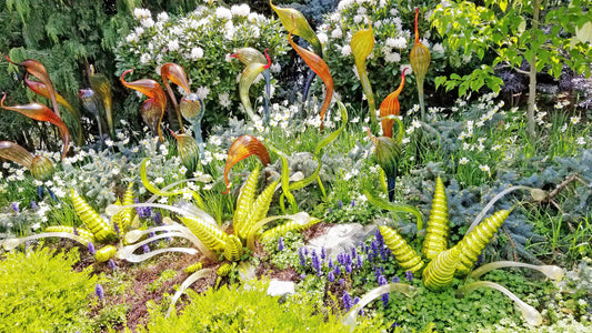 Glass Garden – Beautiful Scenery of Botanical garden, Ideal for Decorations, Wall Art, Posters and Interior Design - @AllenbyArt