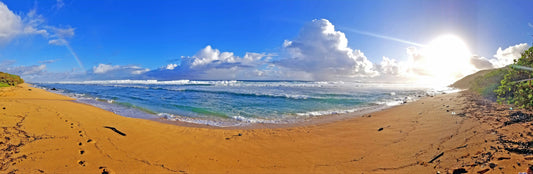 Kauai Beach – Beautiful Scenery of Sand Area, Ideal for Decorations, Wall Art, Posters and Interior Design - @AllenbyArt
