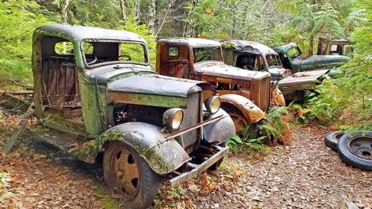 Rusty Fleet – Beautiful Landscape Scenery of Antique Ideal for Decorations, Wall Art, Posters and Interior Design - @AllenbyArt