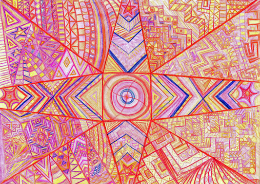Sections of Sections – Beautiful Artistic Art of Motif Ideal for Decorations, Wall Art, Posters and Interior Design - @AllenbyArt